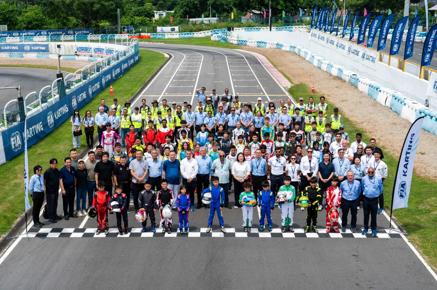Drivers and event personnel at the 2026 championship at the Circuit of Macao – Coloane